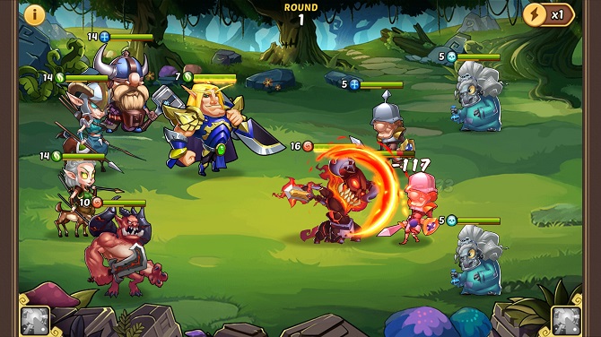 idle heroes gameplay