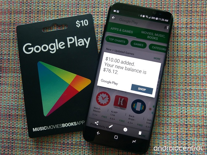 Buy Google play store gift card