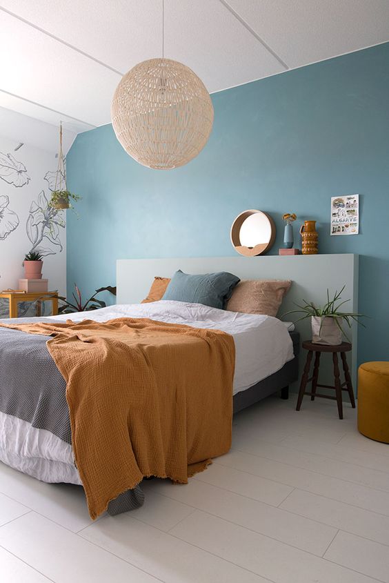 Blue Woman Bedroom