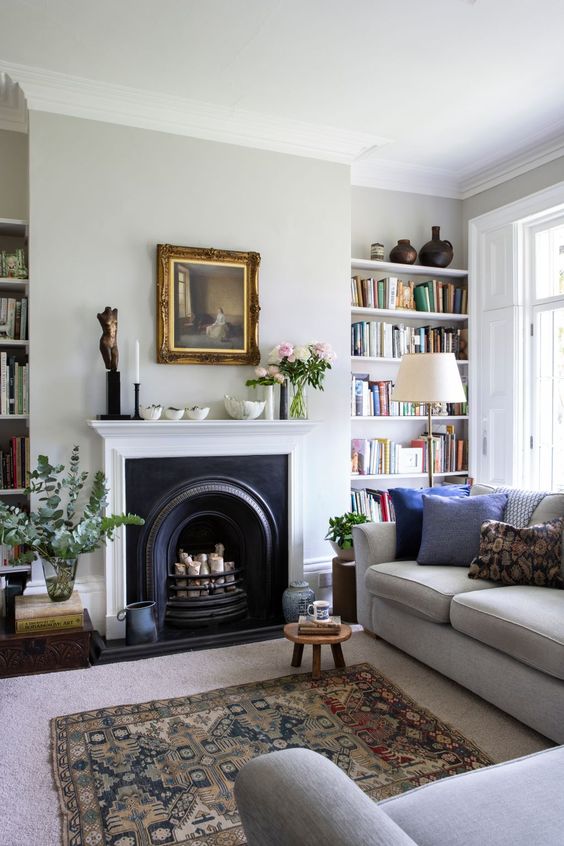 vintage living room