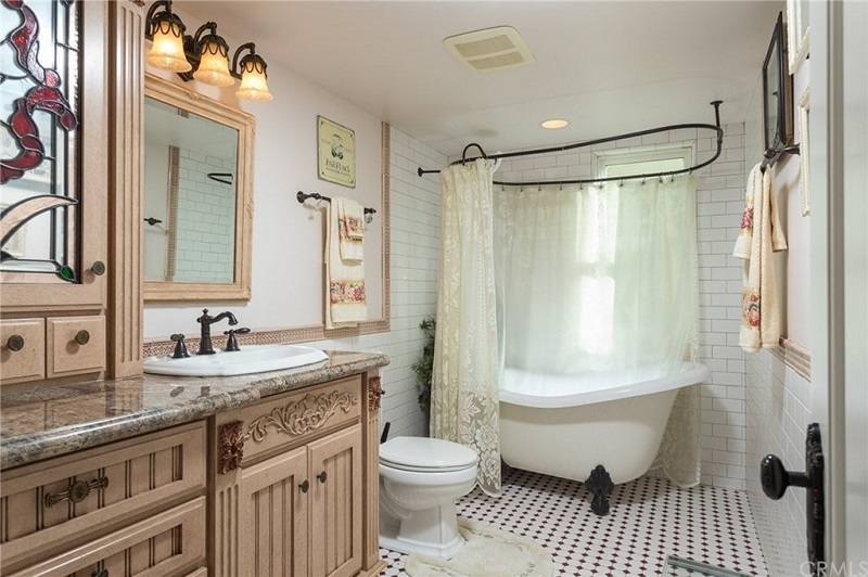 replica vintage victorian bathroom sink and toilet